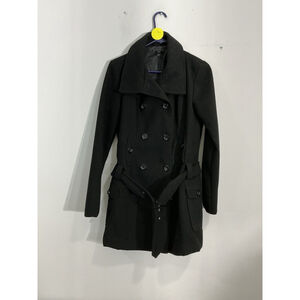 Big Girl BCX XL Black Lined Double Breasted Pea Coat
